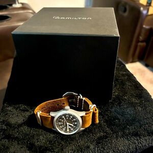 Hamilton Khaki Field Mechanical brown
